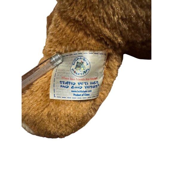 Build-A-Bear Workshop Brown Sugar Plush Sitting Brown Dog Stuffed Animal Soft - Picture 5 of 7